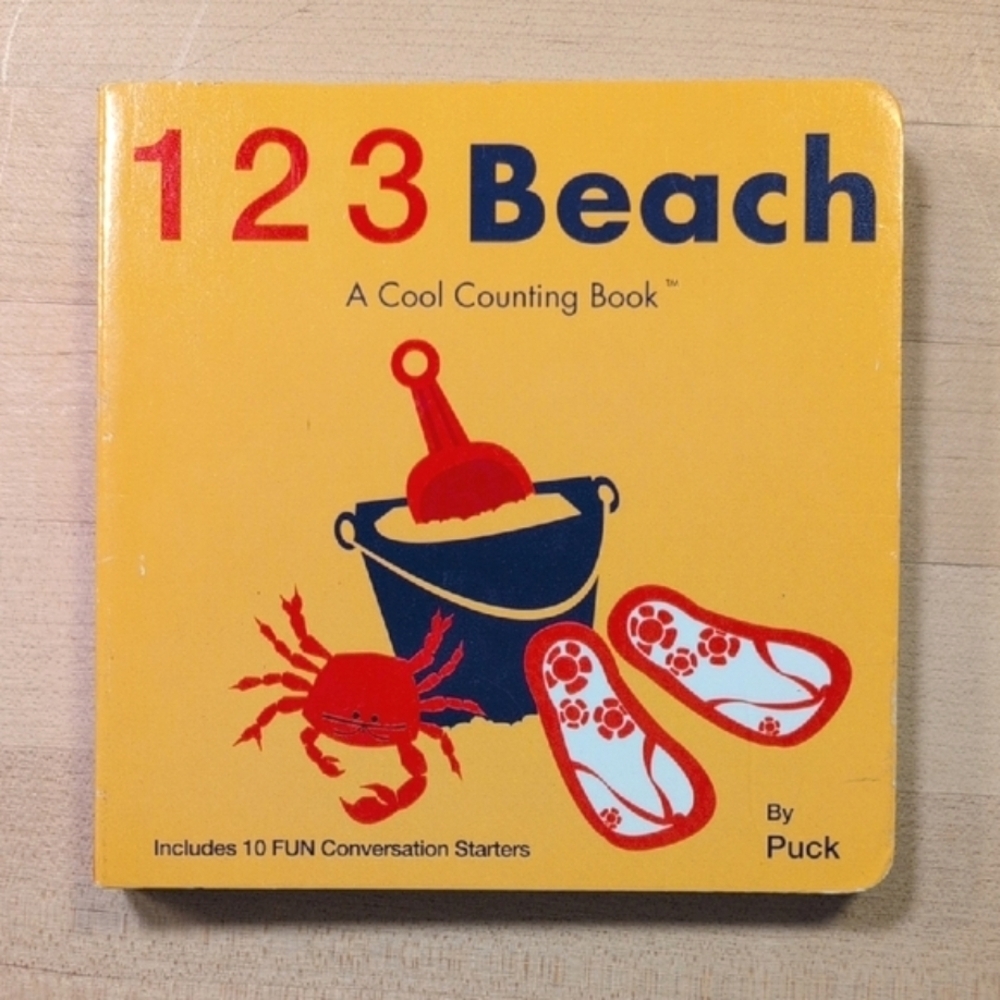 123 beach by Puck baby toddler summer board book